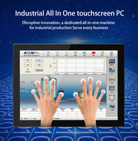 19 inch desktop computer win10 linux 232 industrial tablet computer capacitive touch screen industrial control products j1900