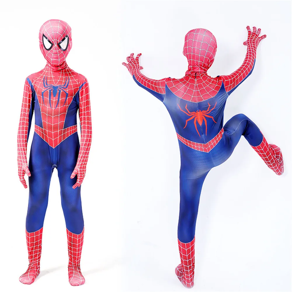 Для взрослых и детей Spider-man 3 Raimi карнавальный костюм супергерой zentai боди