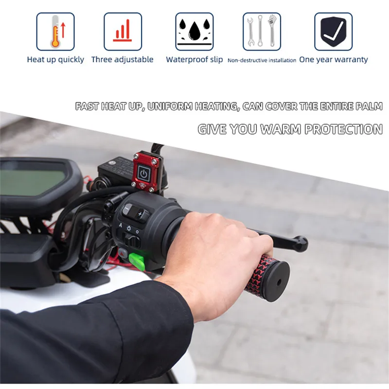 Перчатки с электроподогревом SPIRIT BEAST модифицированные мотоциклетные