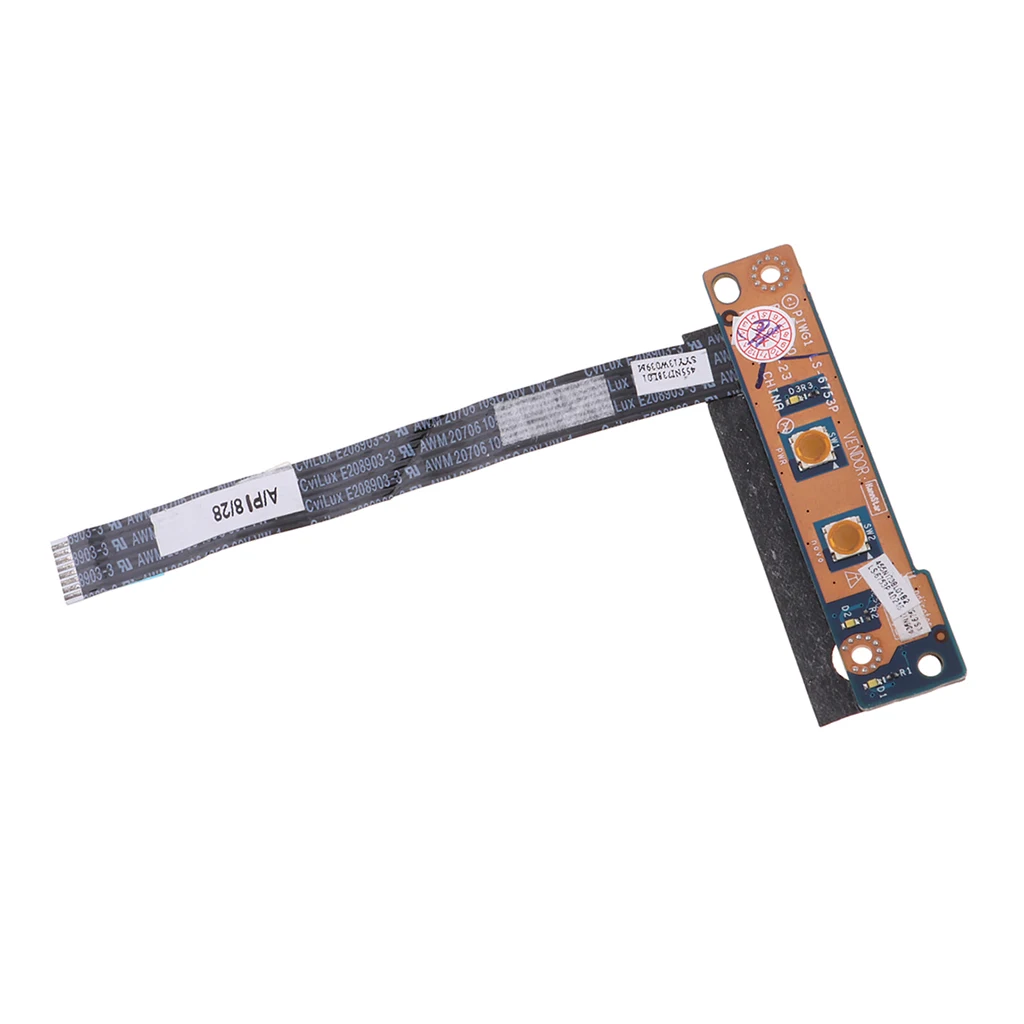 1 шт. Кнопка питания плата + ленточный кабель Замена части для Lenovo G470 G475 ремонт