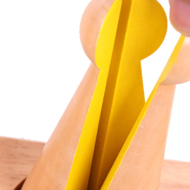 

House Material Wooden Toys Fraction Skittles Tray of Fractions Small Size Preschool Teaching