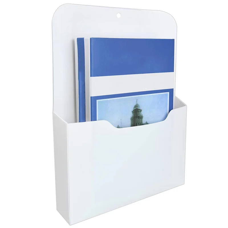 

Magnetic File Holder - Magnetic Paper Holder, Pocket Organizer Office Supplies Storage Mail Organizer For Notebooks,Letter