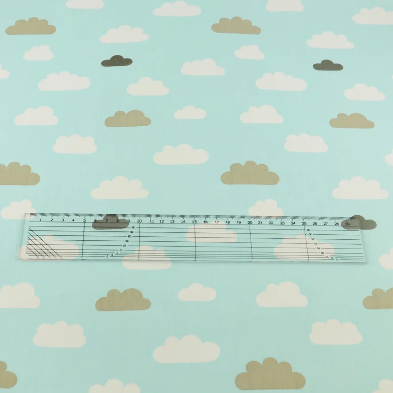 Домашний текстиль Лоскутная ткань Tecido Blue Cloud хлопчатобумажная стеганое