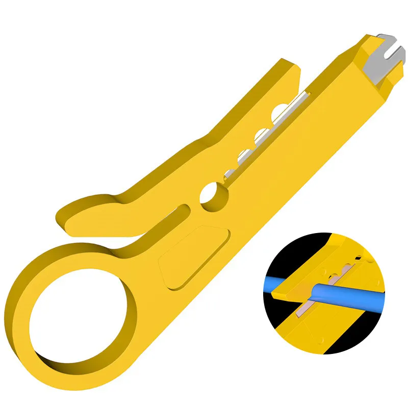 

Multifunction 1PC ABS Plastic Handle Wire Stripper Stripping Pliers Cable Stripping Cutter Crimper Wrench Crimping Tools