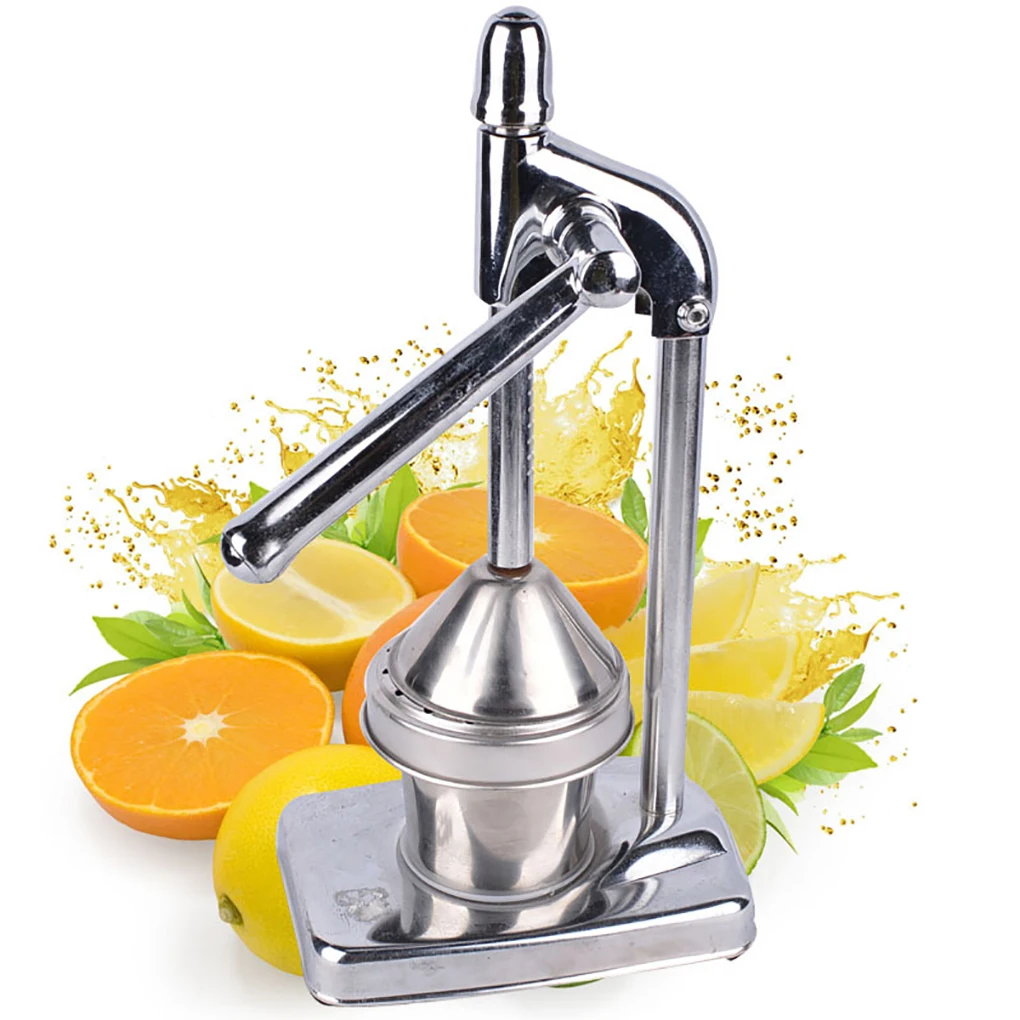 

Orange Juicer Fruit Hand Pressing Squeezer Juicing Machine Manual Juice Tool Stainless Steel