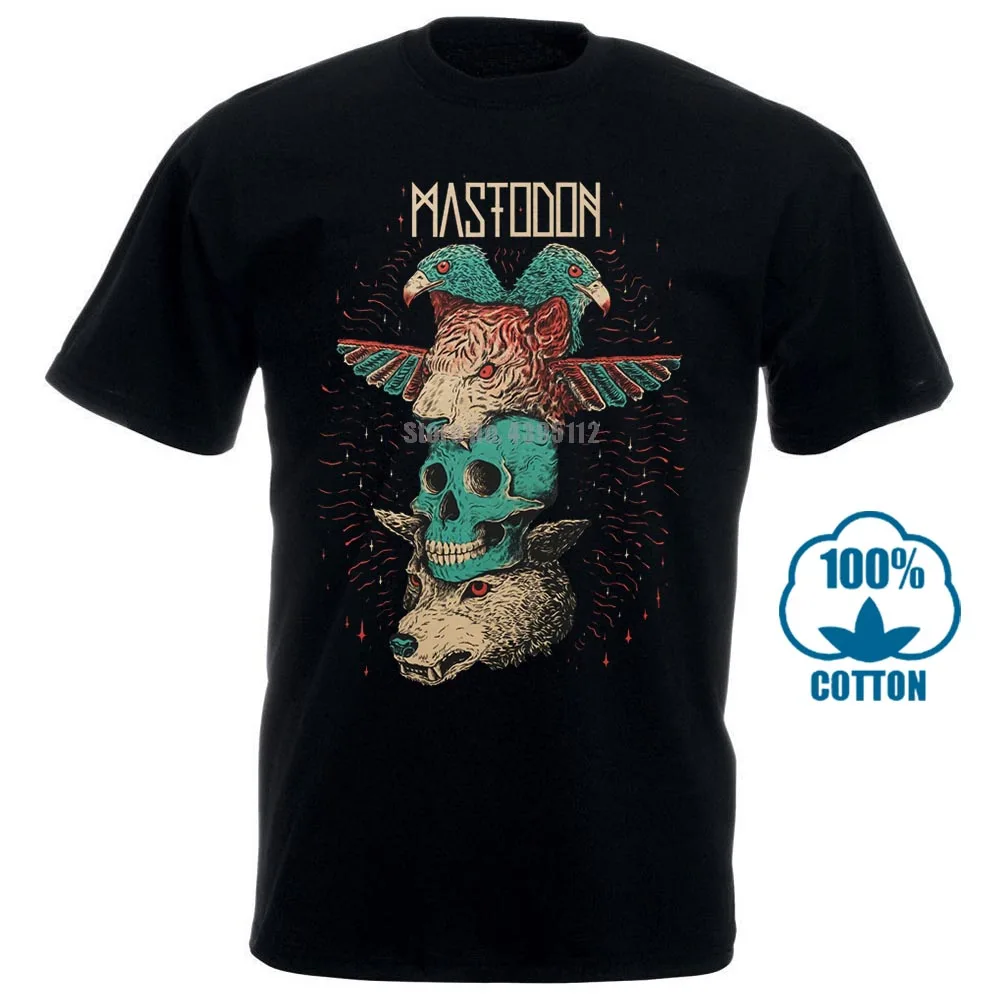 Mastodon логотип Тотем футболка S M L Xl 2Xl брендовая новая официальная 011861|Мужские