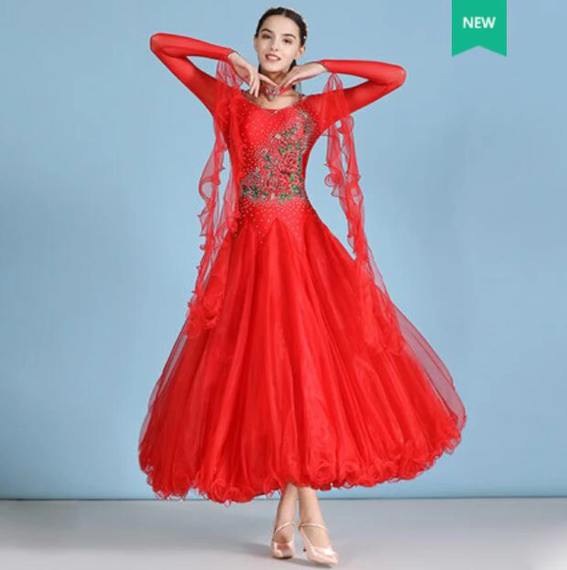 Платье для Бальных соревнований Высококачественная стандартная юбка танцев