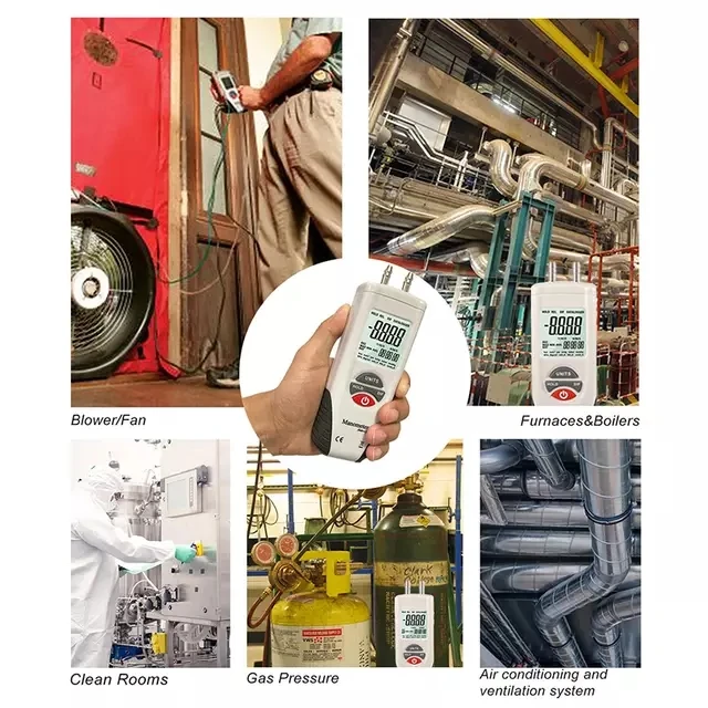 HT-1890 цифровой Ручной манометр вакуумный гидравлический микроманометр ht1890 |