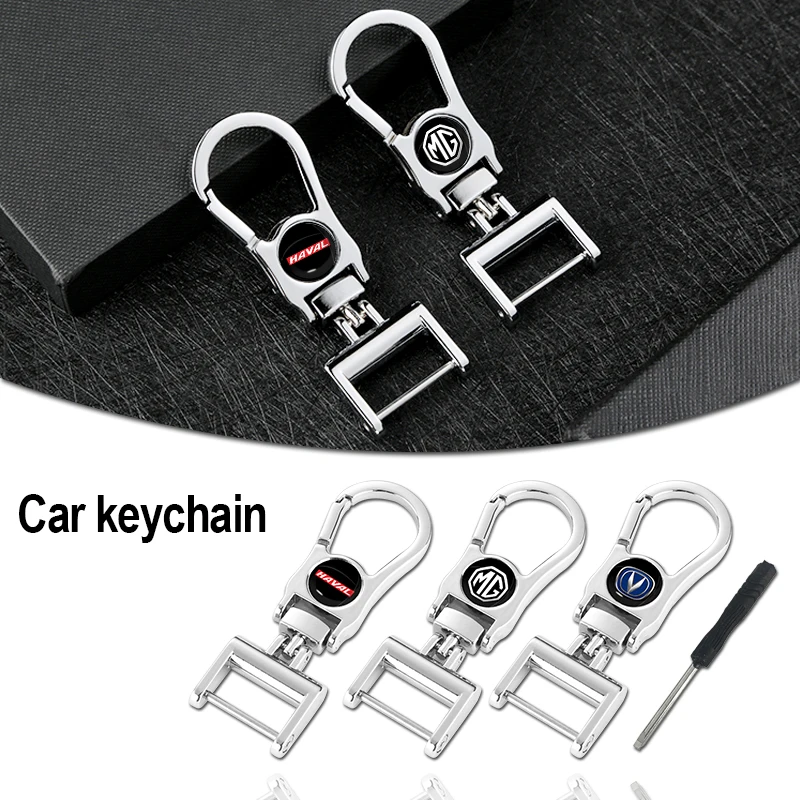 

1pc Car Pendant Keychain Metal Key Ring for Ford Focus 2 3 Mk2 Mk3 St Line F150 Accessories Key Rings Keyring Lanyard for Keys