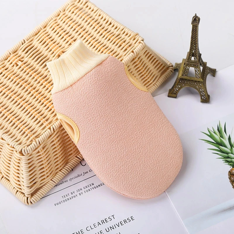 

Body Cleaning Gloves Exfoliating Bath Scrubbing Polyester Cotton Bath Towel Rub Back Towel Household Bathroom Accessiories
