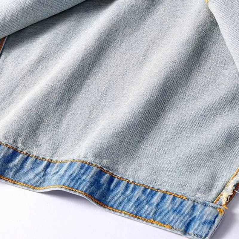 Светильник синий желтый Цветочный джинсовая куртка для женщин повседневная