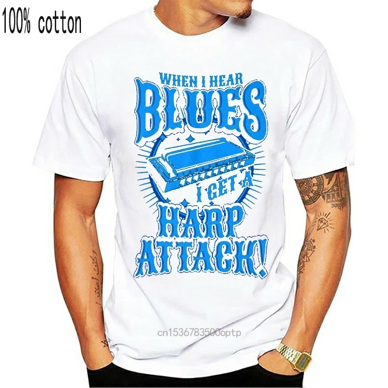 

Harp Attack Blues Music-When I Hear Get T-Shirt Stylish Gift Funny Tee Shirt