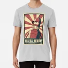 Футболка Kill All Human, изгибающийся робот-робот с изображением Родригеса и пива для героев мультфильмов Geek