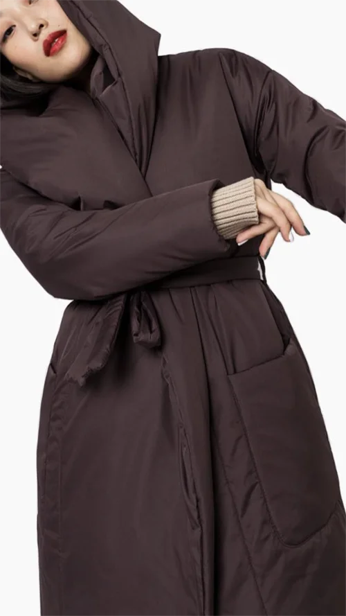

2021 Women Winter Jacket coat Stylish Thick Warm fluff Long Parka Female water proof outerware coat New Hot