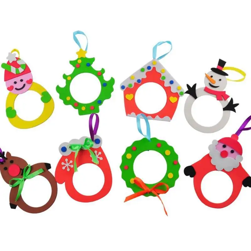 DIY рождественская фоторамка с улучшением чувствительности ребенка милая форма