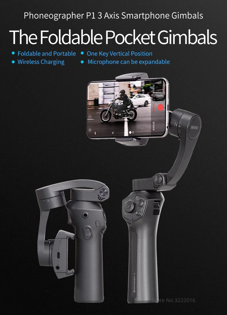 Snoppa Atom 3 оси ручной карданный складной карманный стабилизатор для iPhone X huawei p30 Gopro hero 7 PK Джи Осмо мобильный 2