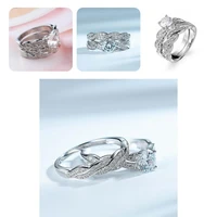 great wedding bands beautiful unisex simple twist wedding finger rings finger rings finger bands 2pcsset
