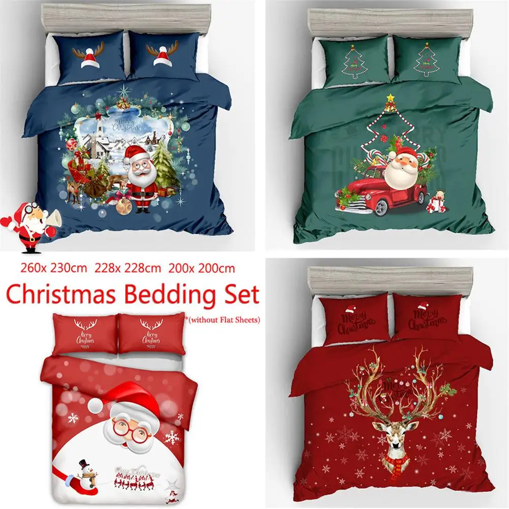 3 шт./компл. стильны рождественских домашний текстиль постельное белье полиэстер