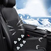 car Cooling Seat Cushion 12 V Automotive Universal Seat Cover Ventilate Breathable 6 Air Flow fan for summer  leather support