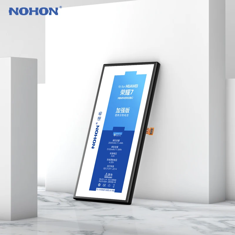 Аккумулятор NOHON сменный для Huawei Honor 7 8 Lite 9 6 HB494590EBC HB366481ECW HB386280ECW P9 P10 4X 7i|battery for