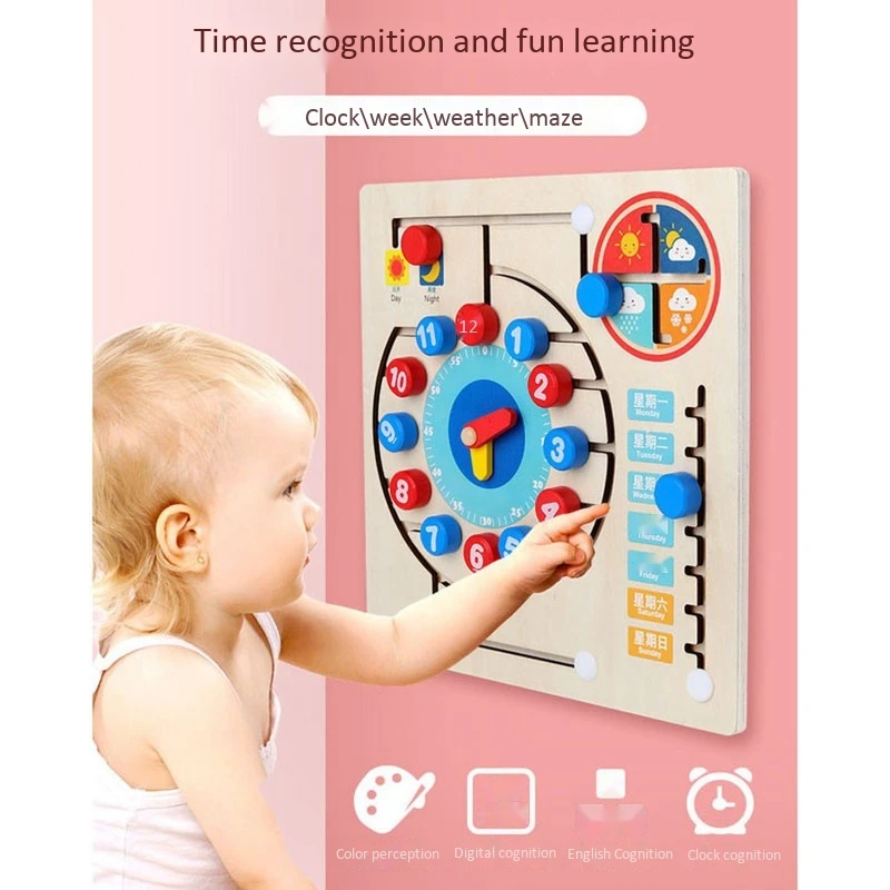 

Игрушка цифровое Сопряжение время для детей Часы Минуты второй раз познание раннее Дошкольное обучение вспомогательные игрушки