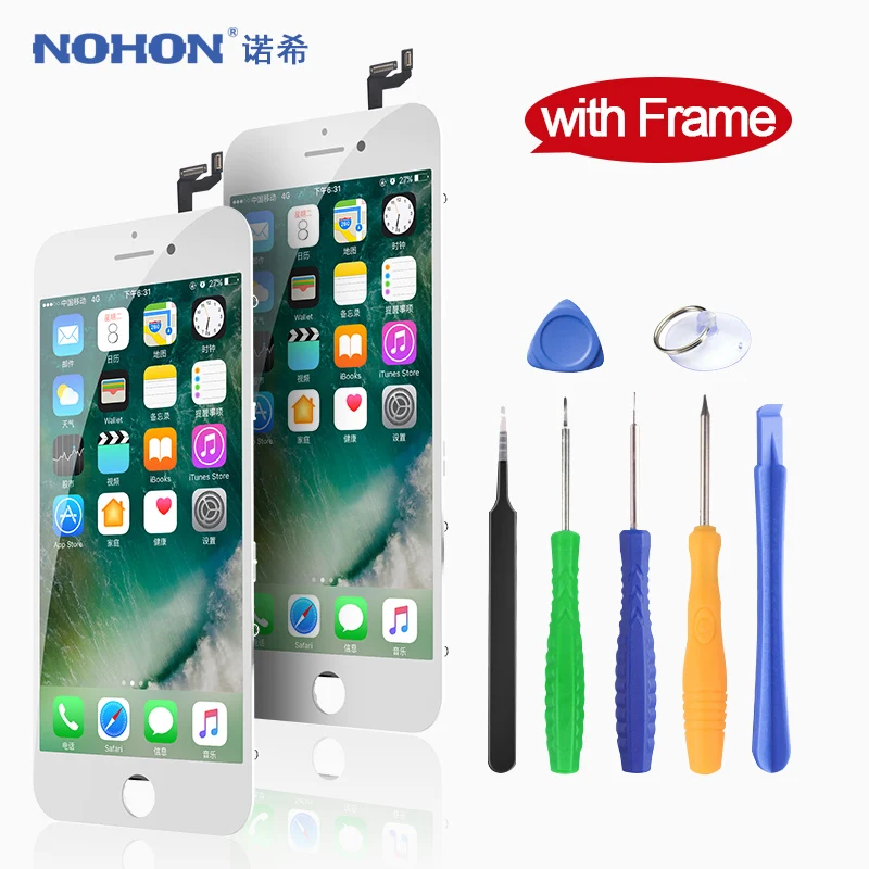 NOHON экран для iPhone 6 6S lcd/дисплей для iPhone 6 6S Plus оригинальная замена 3D Сенсорное стекло дигитайзер сборка AAAA+ рамка