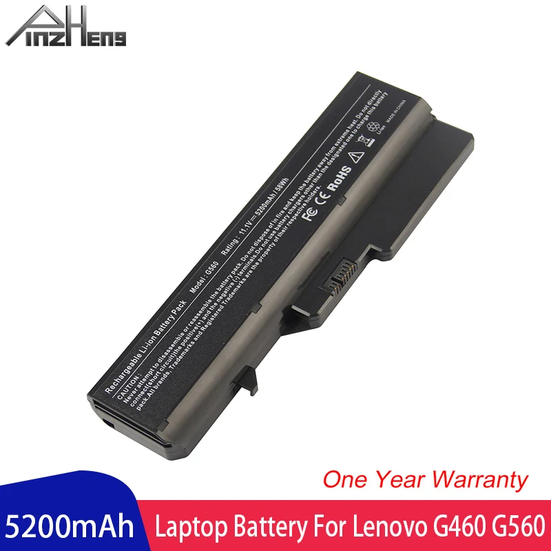 Аккумулятор для ноутбука PINZHENG 5200 мАч Lenovo G460 G560 B470 Z475 V360 LO9S6Y02 L09M6Y02 IdeaPad B470A B470G B570 B570A