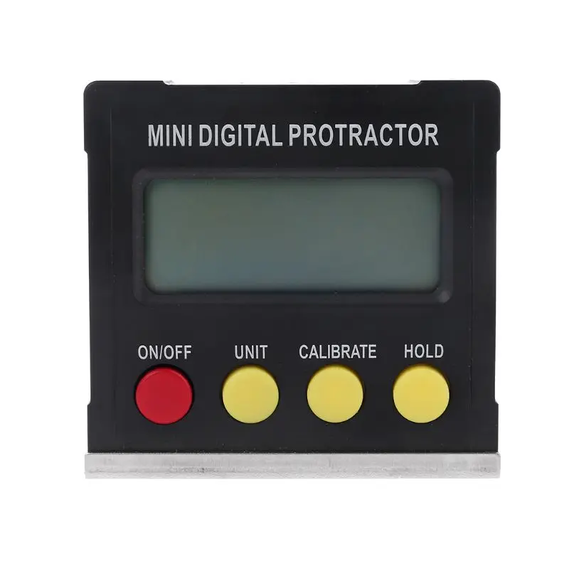 

360 Degree Digital Protractor Inclinometer Electronic Level Box Magnetic Base Measuring Tool