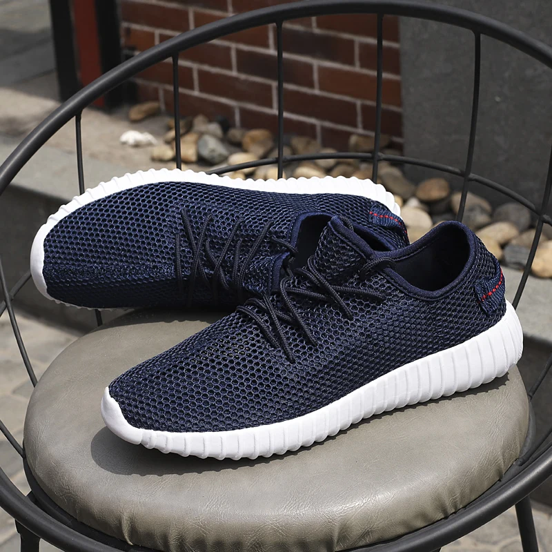 Wujie женские кроссовки светильник дышащая сетка Слип он спортивная обувь