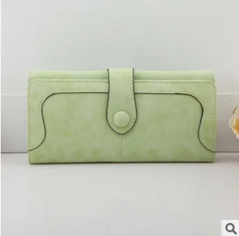 Бренд SMILEY SUNSHINE, женские кошельки с ремешком,, женский кожаный длинный красный кошелек, большие женские кошельки, monederos portefeuille femm - Цвет: green