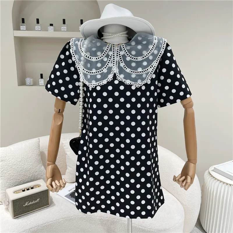 

Women's Spring Summer 2021 Fashion Show thin temperament design sense Dot Dress