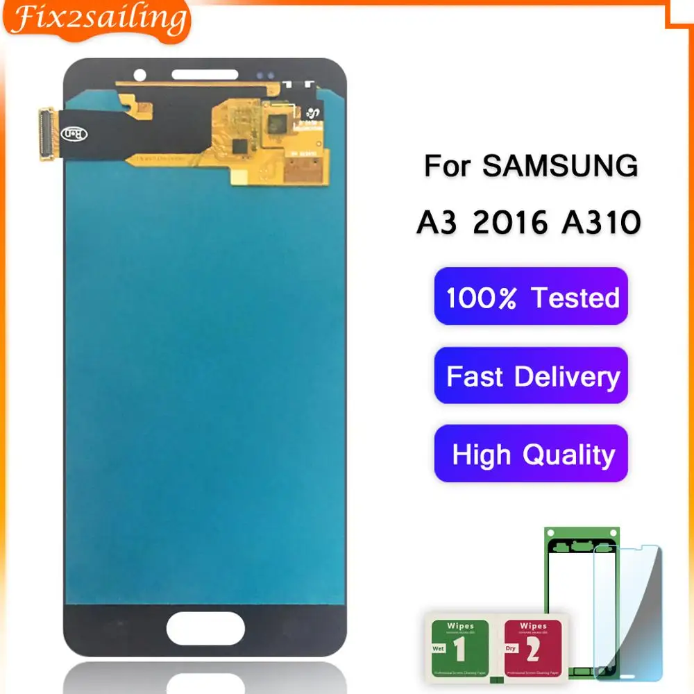 100% протестированный рабочий AMOLED ЖК дисплей сенсорный экран в сборе для Samsung Galaxy A3