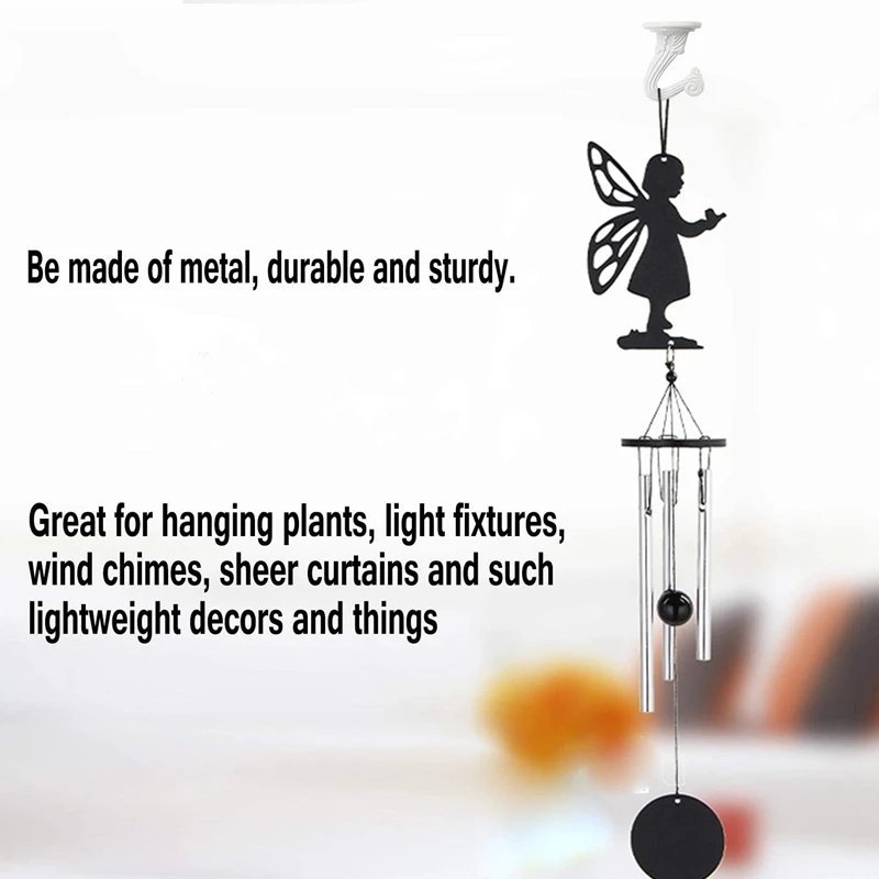 

5Pcs Metal Folding Orchid Hook Hardware Accessories with Mounting Accessories White