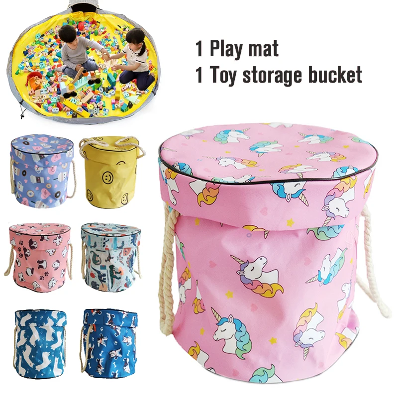 

Сумка для хранения игрушек, игровой коврик, сумка для игрушек, контейнер для уборки и хранения, многофункциональный органайзер 1,5 м