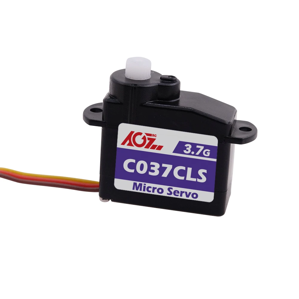 

AGFRC C037CLS 3.7g Light Weight 0.06Sec 550G.CM Coreless Motor Plastic Gear Micro Digital Servo for Indoor 3D Flight Airplane