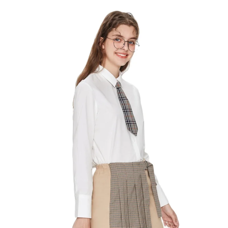 SEMIR хлопковая блуза с длинным рукавом для женщин 2020 Весенняя Новинка простой