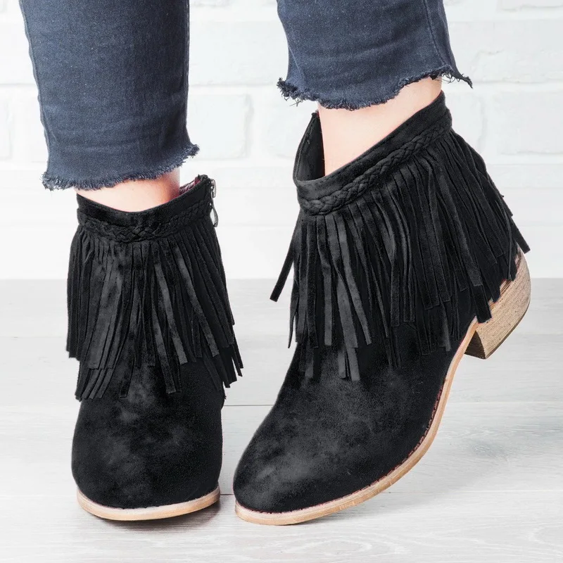 Ботинки Женские однотонные замшевые кожаные ботильоны женские осенние