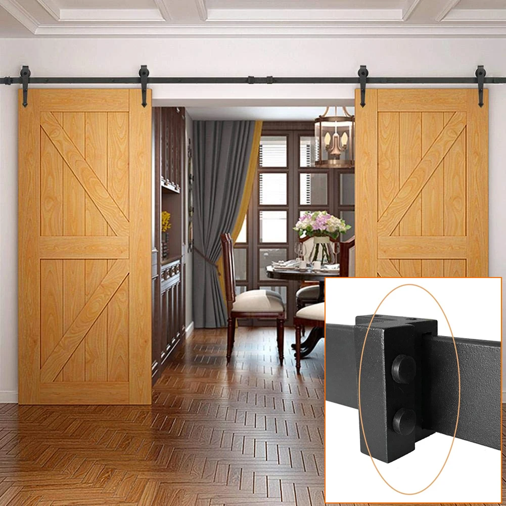 2 шт. углеродистая сталь легко установить замок двери сарая раздвижной плоский