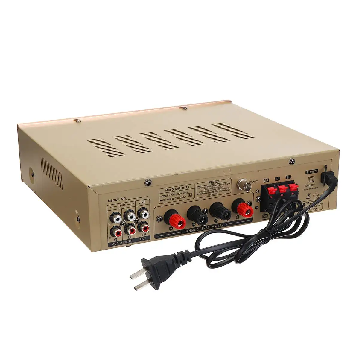 Sunbuck AV-580USB/BT 1200 Вт bluetooth 5CH стерео усилитель поддержка fm-радио USB SD карта звуковой режим аудио Музыка усилитель
