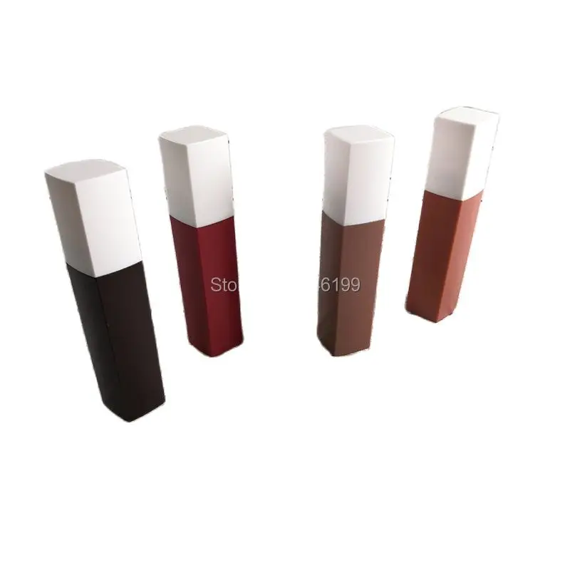 Пустые Квадратные тюбики для блеска губ глазурованная тюбик красных сделай сам