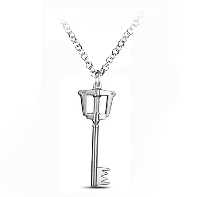 N192 SC новая популярная игра Kingdom Hearts ожерелье пистолет черный забытый клинок сплав ювелирные изделия аксессуары фигурка для женщин и мужчин косплей подарок - Окраска металла: N192