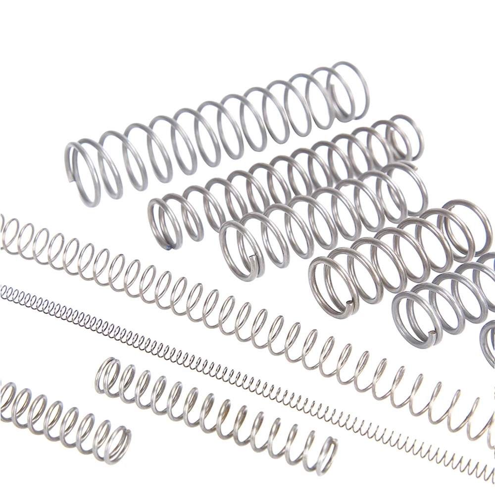 304 Stainless Steel Compression Spring SUS Compressed Wire Diameter 1.0mm Y-Type Rotor Return 10PCS | Обустройство дома