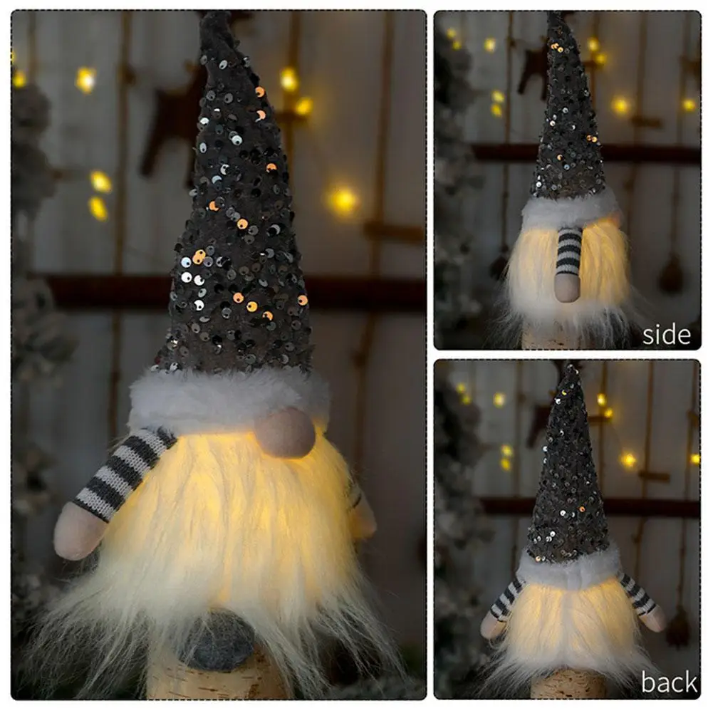 Christmas Glowing Gnome Elves Faceless Doll 2021 Merry Decorations Xmas Gifts Ornament Navidad Noel Happy New Year 202 | Дом и сад