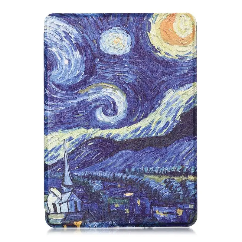 Магнитный умный защитный чехол из искусственной кожи чехол для Amazon New Kindle 10th Generation Release 658 защитная оболочка - Цвет: Starry Sky
