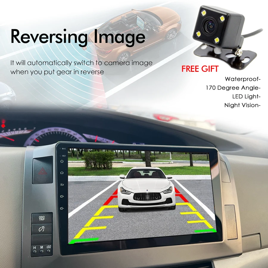 Для Toyota Previa Estima Tarago 2007 мультимедийное автомобильное радио Android 14 авторадио