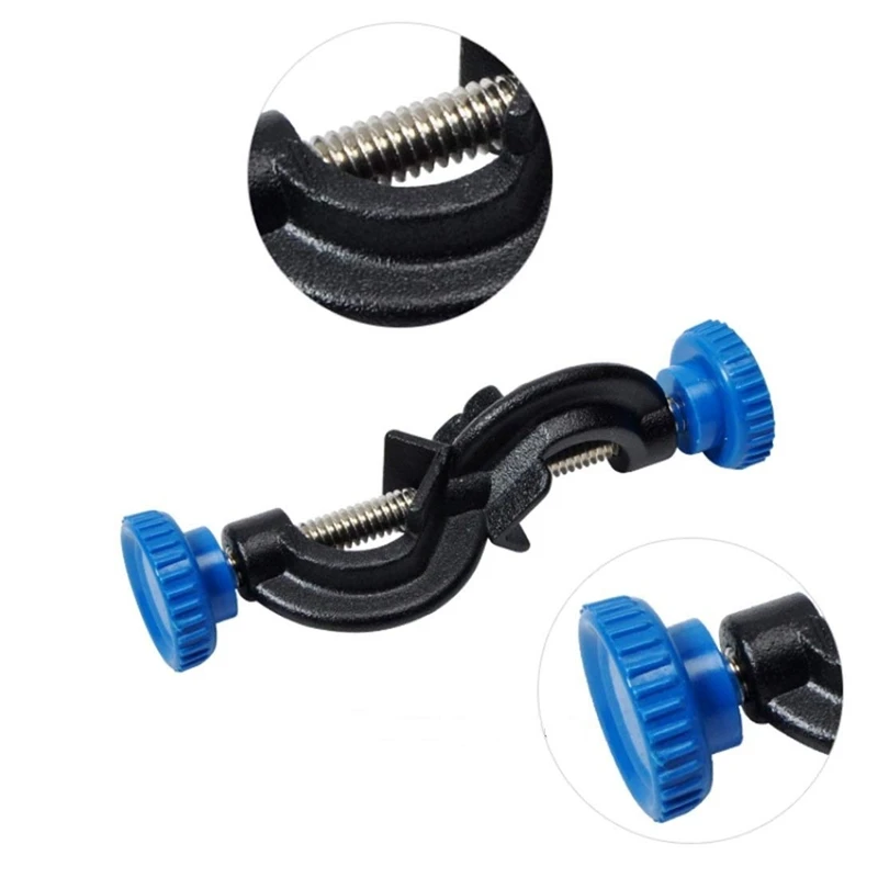 Лабораторный зажим держатель 2 головки Boss реторт стенд 4 шт.| |