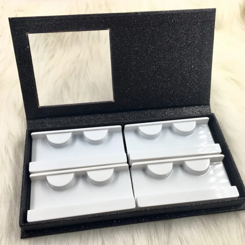 

Lash Book 4 пары черный голографический цвет частная этикетка упаковка ресниц