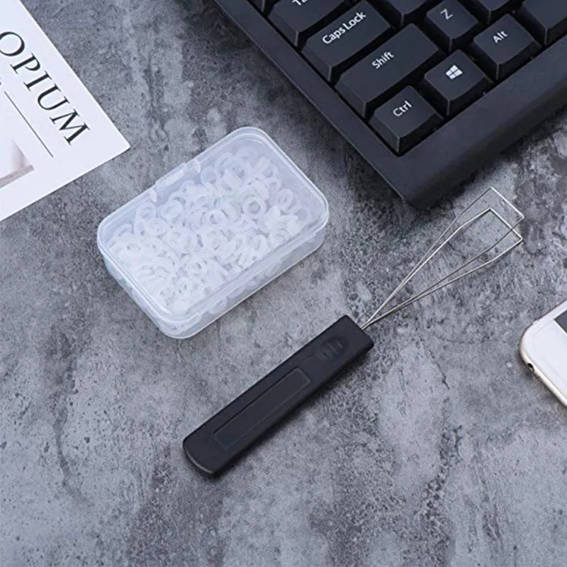 Стальная проволока клавиатура брелки Съемник с Cherry MX резиновое уплотнительное кольцо переключатель звуковые гасители для механической клавиатуры