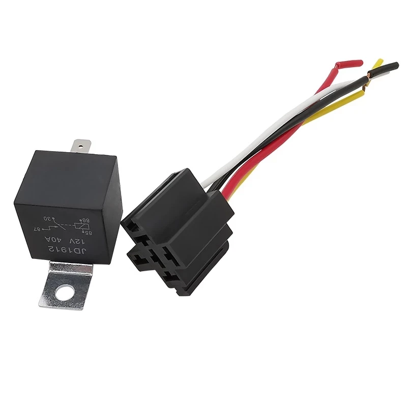 1 шт. JD1912 12 В 40 А 4-контактное водонепроницаемое автомобильное реле с черной