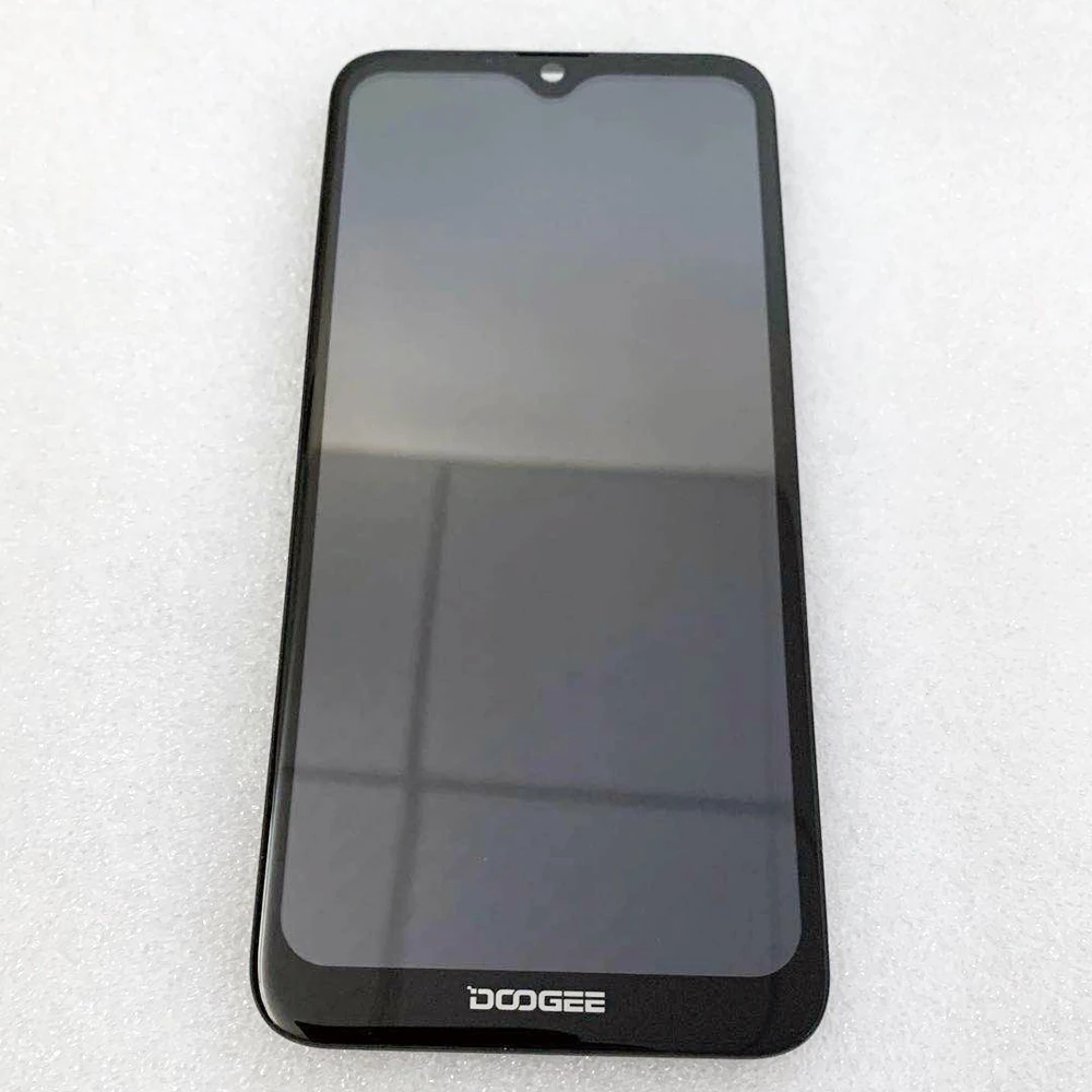 

Black For DOOGEE Y8/Y8C LCD Display Touch Screen Digitizer Glass Panel Sensor Assembly Module Replacement Parts with Frame